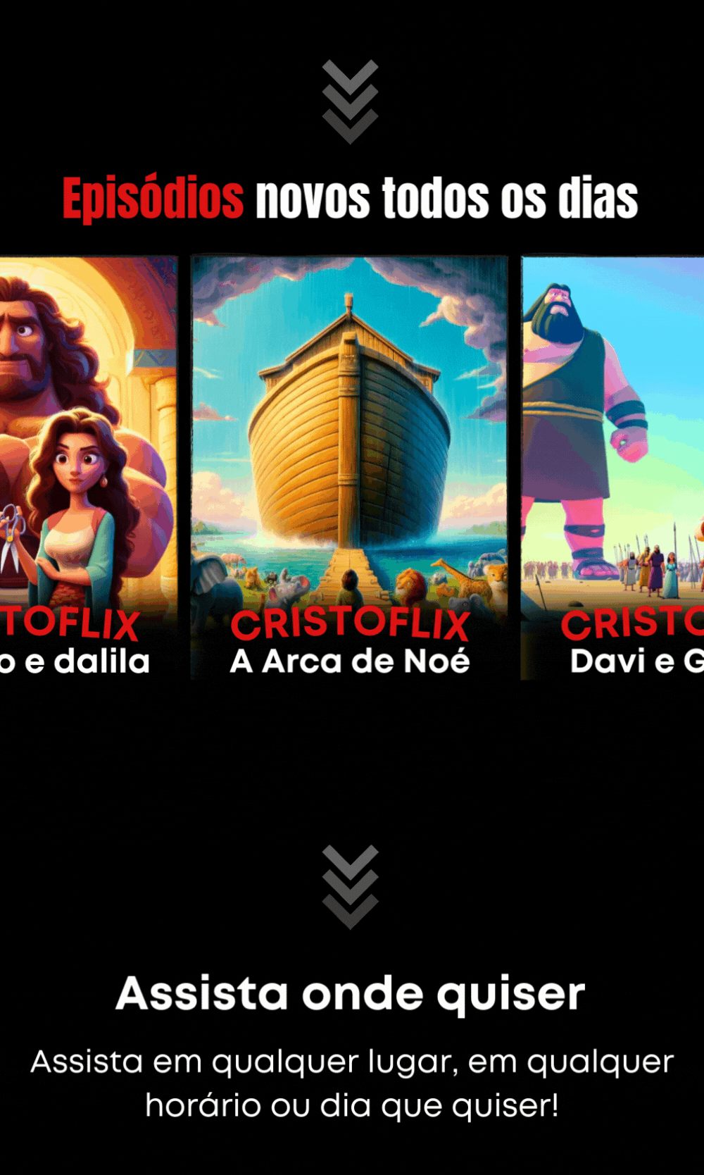 Episódios novos todos os dias - Assista onde quiser
